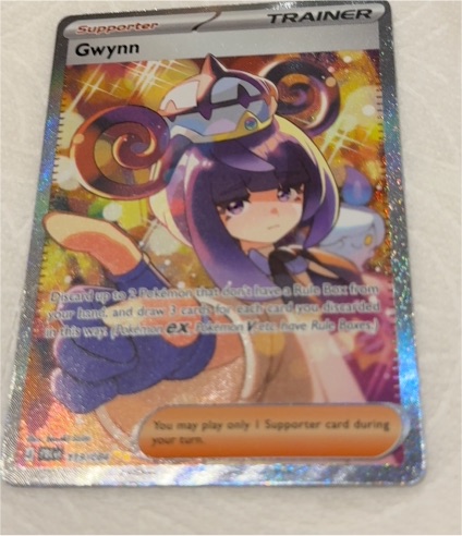 2026 Pokémon TCG #119/084 Gwynn Pitch Black Special Illustration Rare Full Art Holo — front