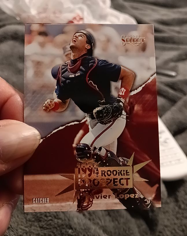 1994 Score Select #188 Javier Lopez Rookie Prospect Atlanta Braves — front