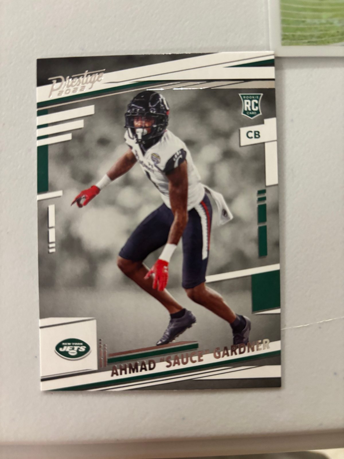 2022 Panini Prestige #378 Ahmad "Sauce" Gardner — front