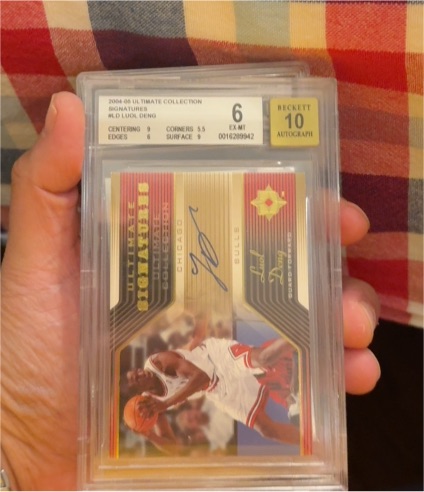 2004-05 Upper Deck Ultimate Collection Signatures #LD Luol Deng — front