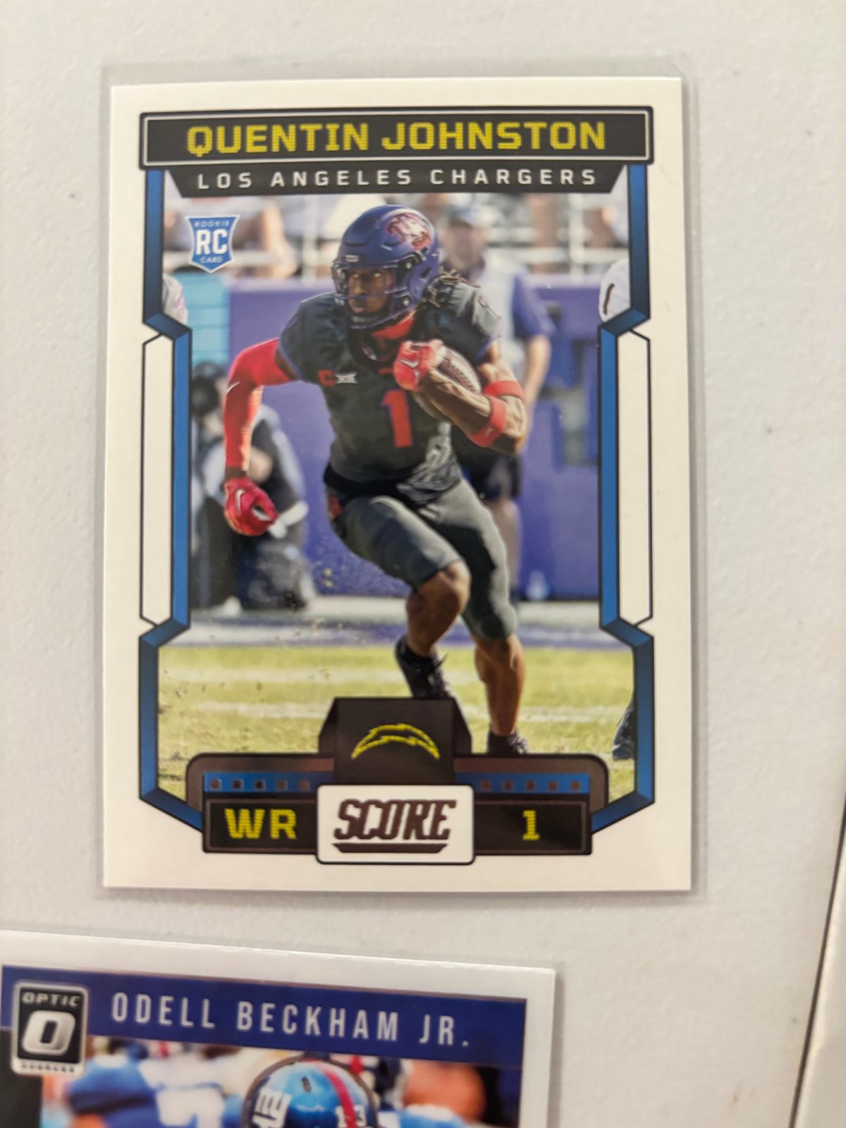 2023 Panini Score #345 Quentin Johnston — front