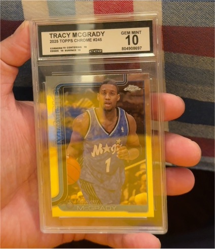 2025 Topps Chrome #245 Tracy McGrady — front