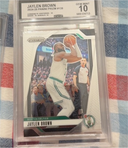 2024-25 Panini Prizm #139 Jaylen Brown — front