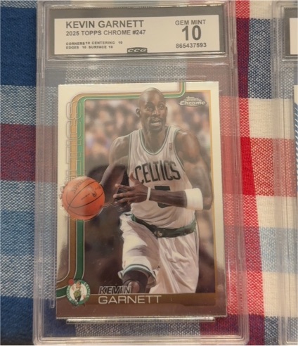 2025 Topps Chrome #247 Kevin Garnett — front