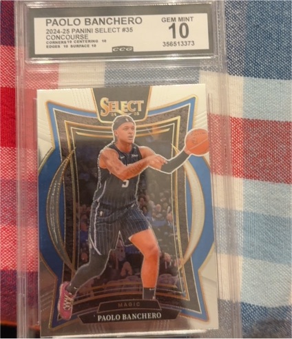 2024-25 Panini Select #35 Paolo Banchero — front
