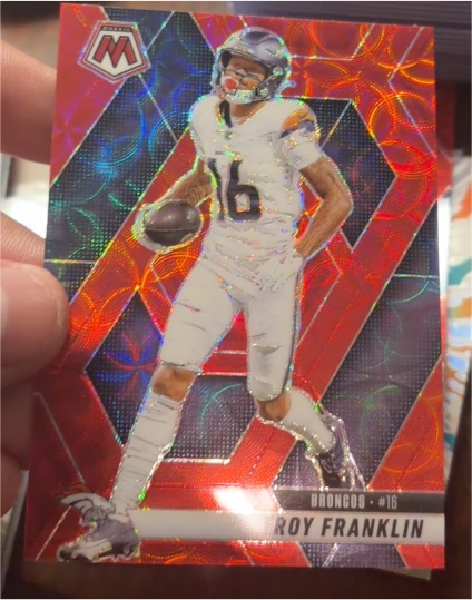 2025 Panini Mosaic #16 Troy Franklin — front