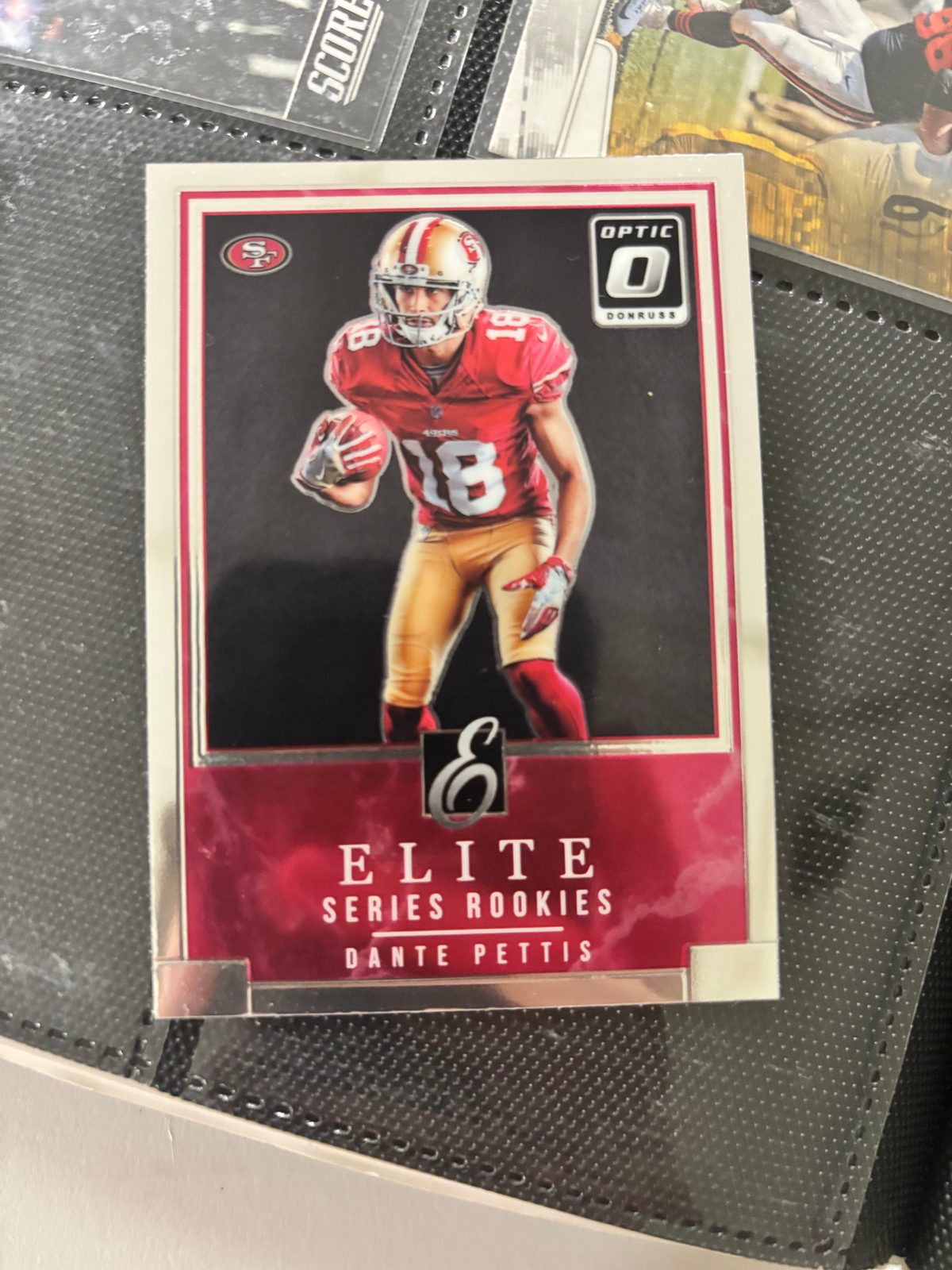 2018 Donruss Optic Elite Series Rookies #RES-DP Dante Pettis — front