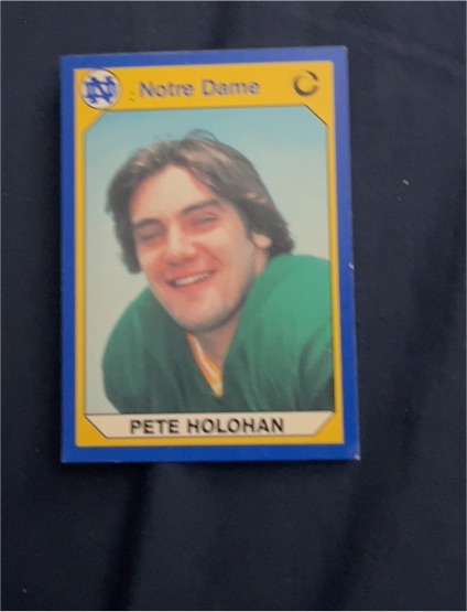 1990 Collegiate Collection #44 Pete Holohan — front