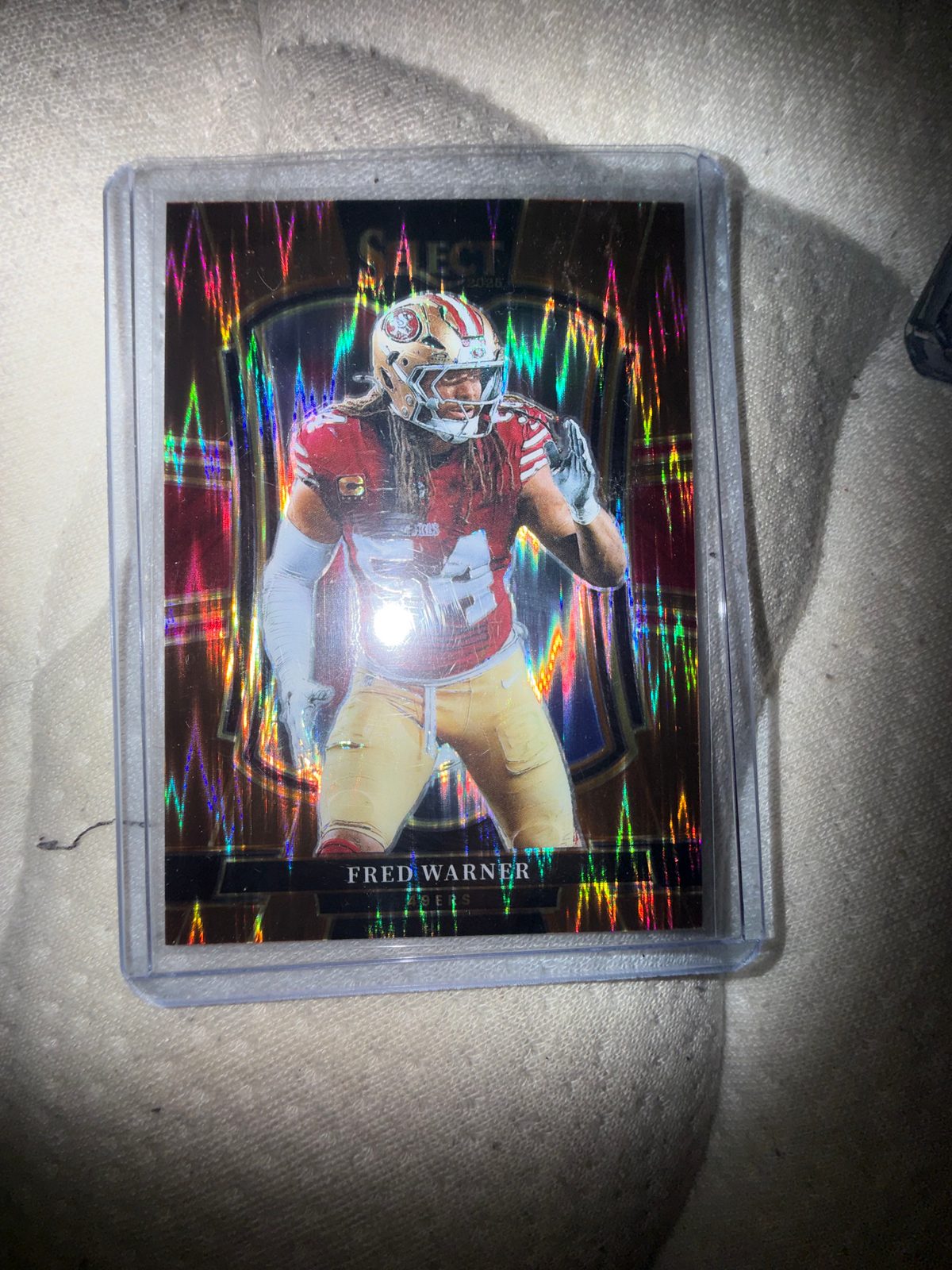 2025 Panini Select Premier Level #118 Fred Warner — front