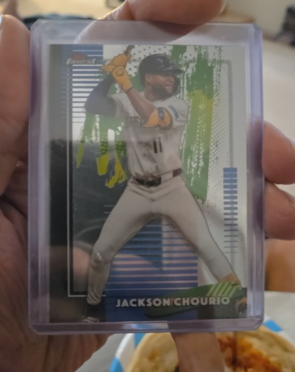2026 Topps Finest #11 Jackson Chourio — front