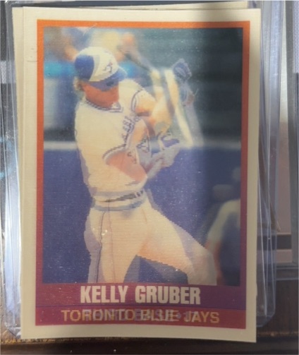 1989 Sportflics #17 Kelly Gruber — front