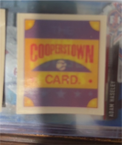 1989 Sportflics Cooperstown Card The Unforgettables — front