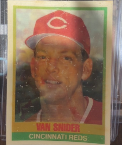 1989 Sportflics #177 Van Snider — front