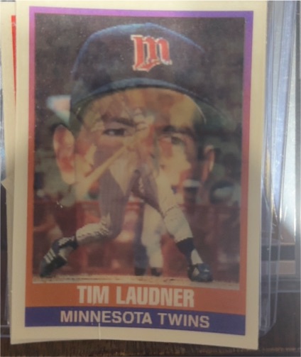 1989 Sportflics #152 Tim Laudner — front