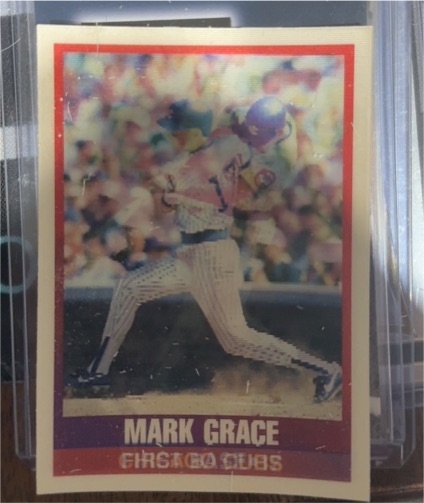 1989 Sportflics #15 Mark Grace — front