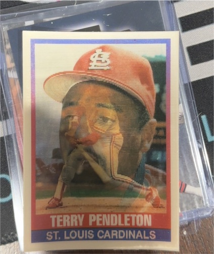 1989 Sportflics #99 Terry Pendleton — front