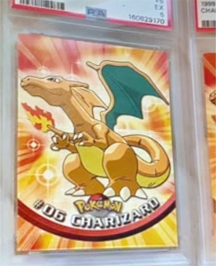 1999 Topps Pokémon #06 Charizard — front