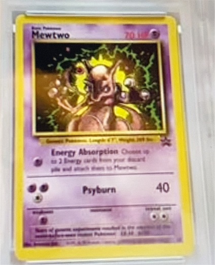 2000 Pokemon Black Star Promo #14 Mewtwo — front