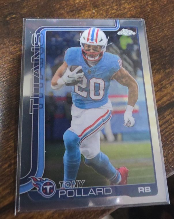 2025 Topps Chrome #290 Tony Pollard — front