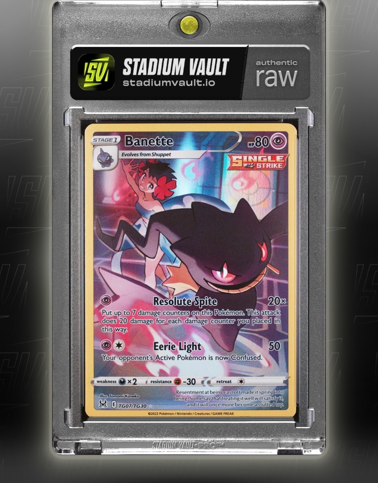 2022 Banette #TG07/TG30 SWSH11: Lost Origin Trainer Gallery — front