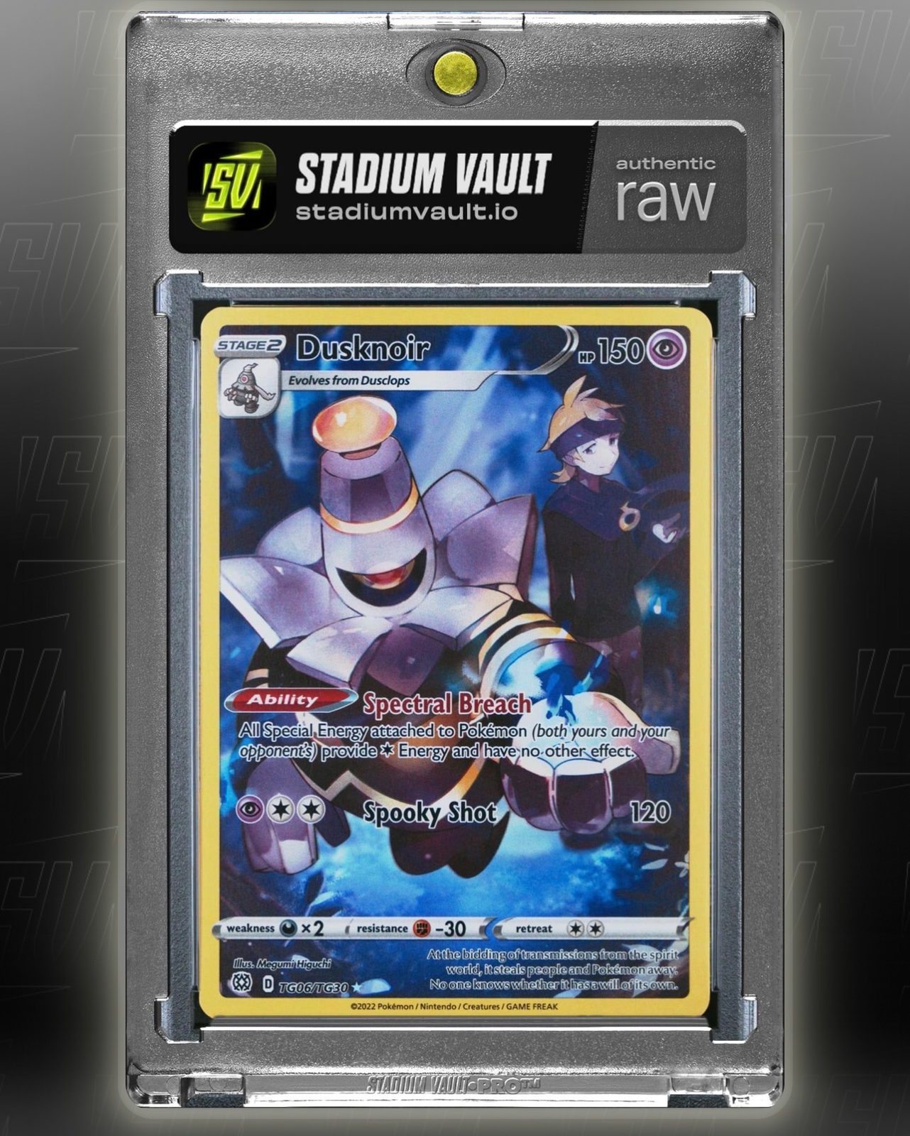 2022 Pokémon Sword & Shield Brilliant Stars #TG06 Dusknoir — front