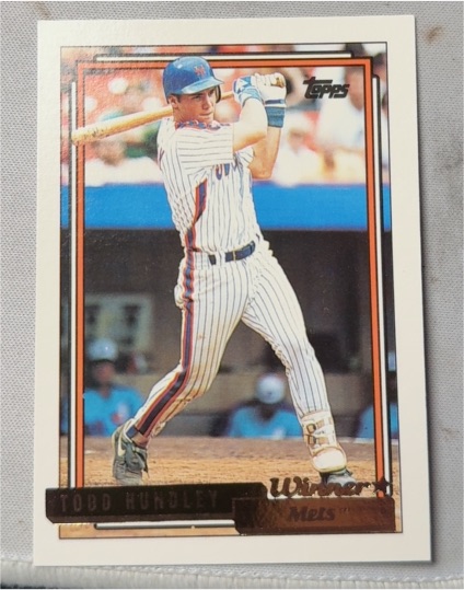 1992 Topps #673 Todd Hundley — front