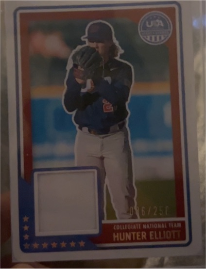2023 Panini USA Baseball Stars & Stripes #67 Hunter Elliott — front