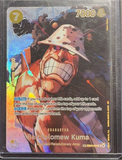 2023 One Piece OP16 #EB04-054 Bartholomew Kuma SP — front