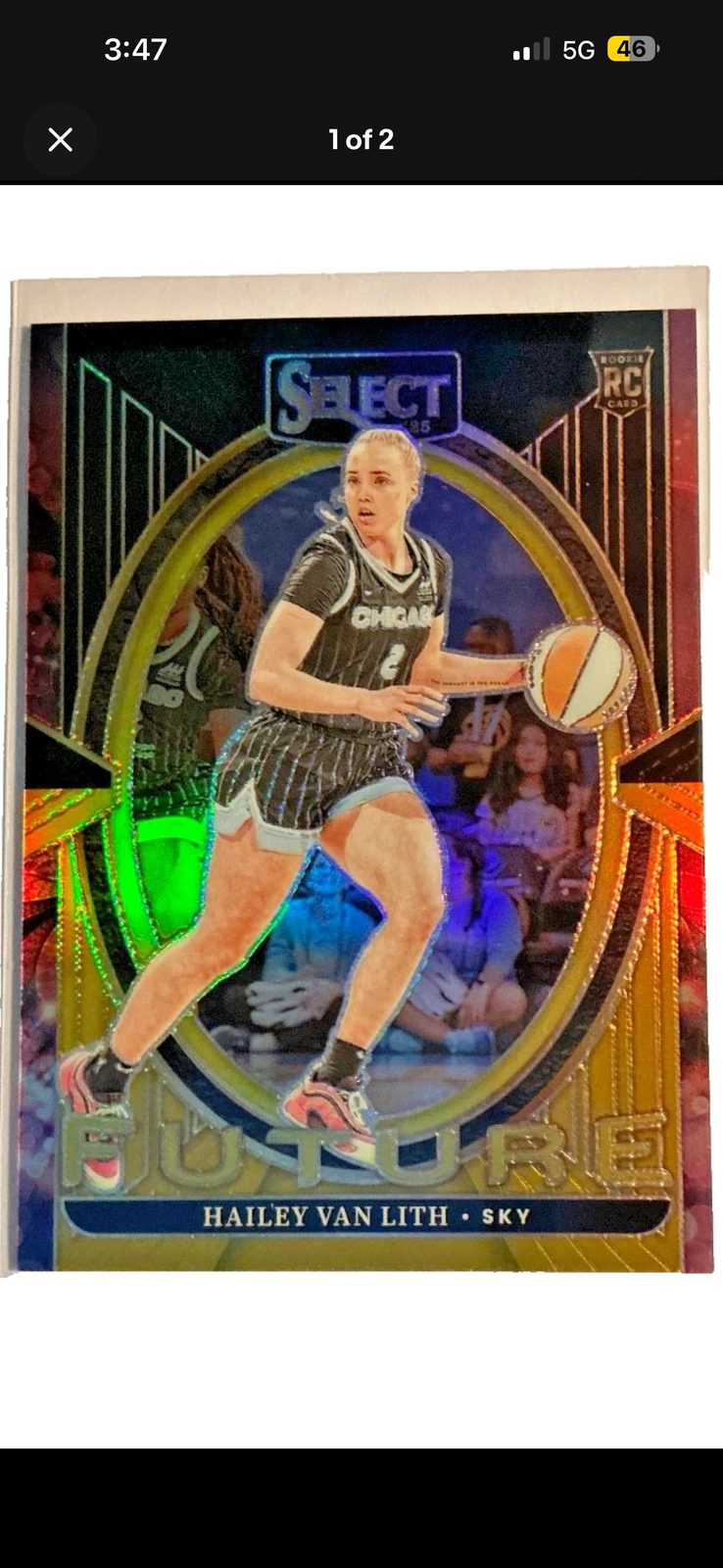2025 Panini Select WNBA #11 Hailey Van Lith — front