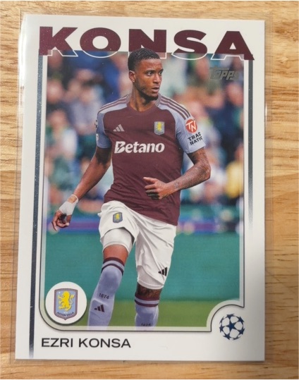 2024-25 Topps UEFA Club Competitions #66 Ezri Konsa — front