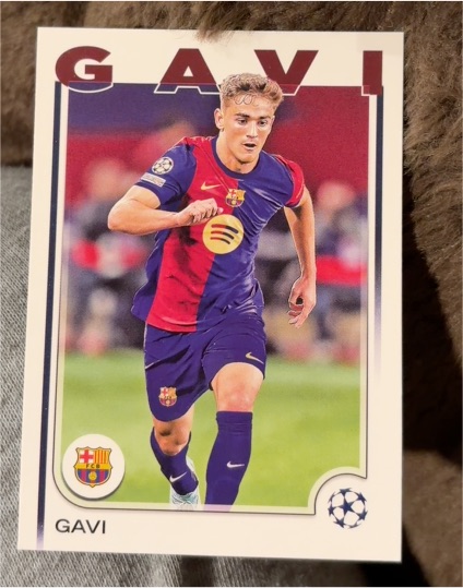 2024-25 Topps UEFA Club Competitions #6 Gavi — front
