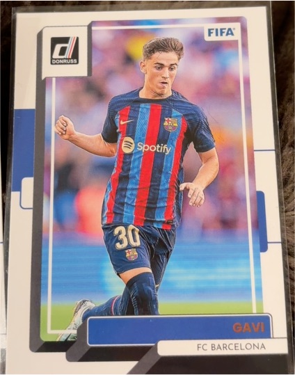 2022-23 Donruss Soccer #32 Gavi FC Barcelona — front