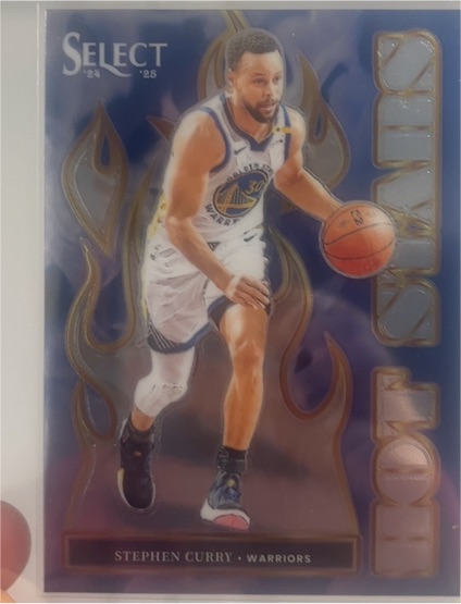 2024-25 Panini Select Hot Stars #12 Stephen Curry — front