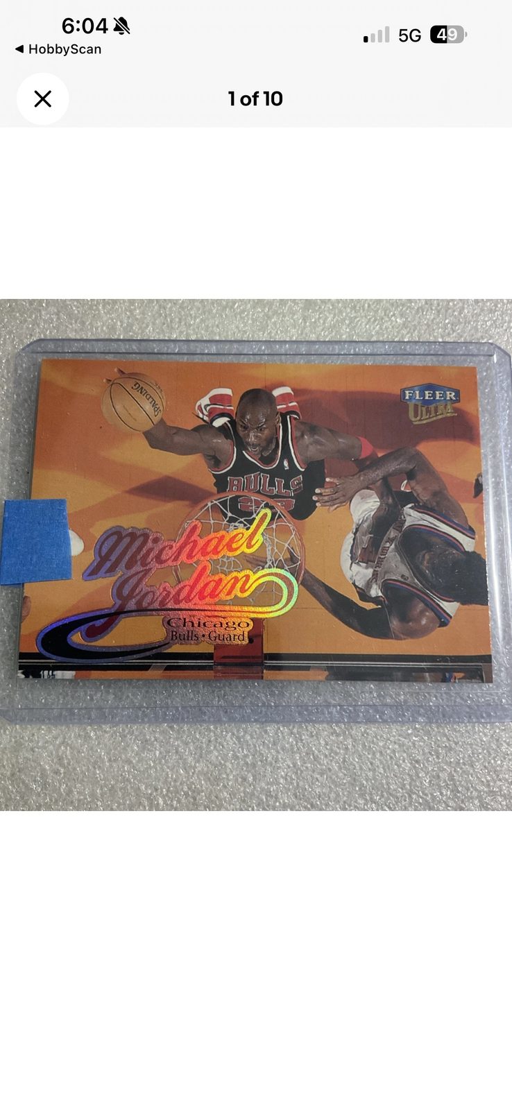 1998-99 Fleer Ultra #85 Michael Jordan — front