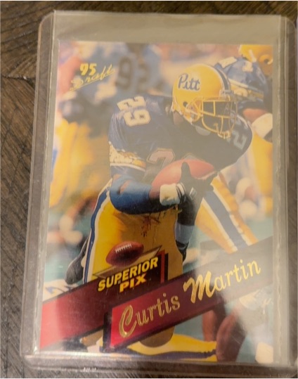 1995 Superior Pix #65 Curtis Martin — front