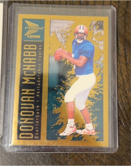 1999 Pacific Prism #9 Donovan McNabb — front