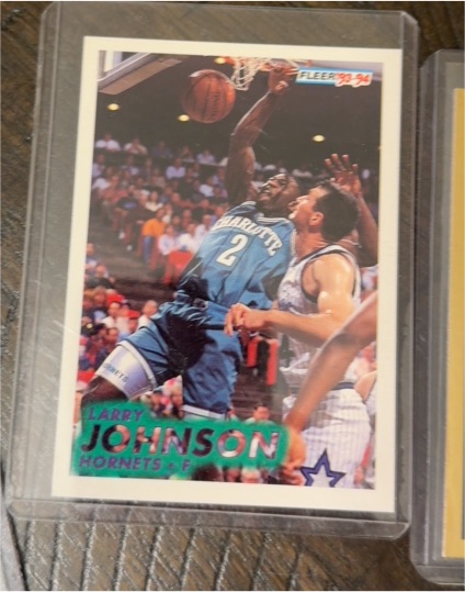 1993-94 Fleer #2 Larry Johnson — front