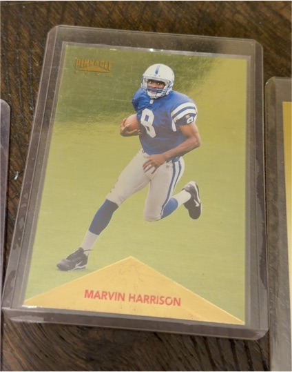 1996 Pinnacle #166 Marvin Harrison Rookie — front