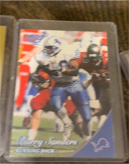1999 Pacific Backyard Football #7 Barry Sanders — front