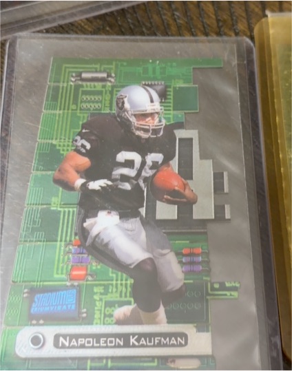 1998 Topps Stadium Club Triumvirate Luminous #T5A Napoleon Kaufman — front