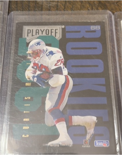 1995 Playoff Contenders #139 Curtis Martin Rookie Card — front