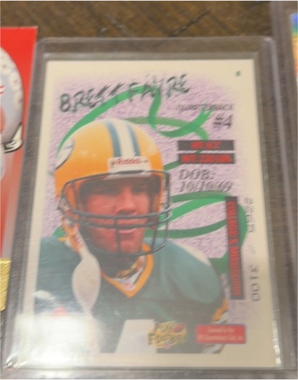 1993 Classic Pro Line Live #LP10 Brett Favre — front