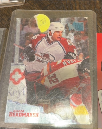 1995-96 Fleer Metal #30 Adam Deadmarsh — front