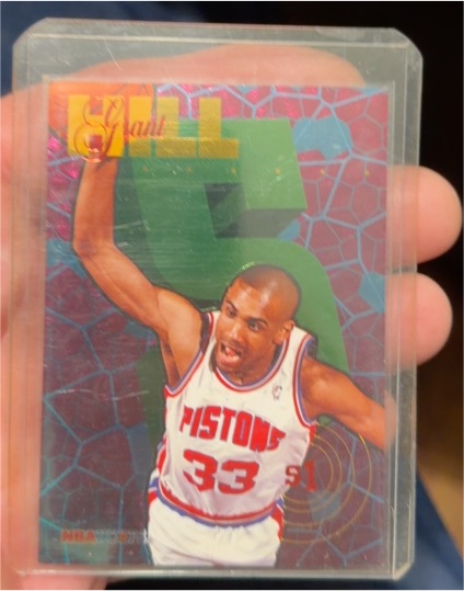 1995-96 SkyBox NBA Hoops #S1 Grant Hill Slam Insert — front