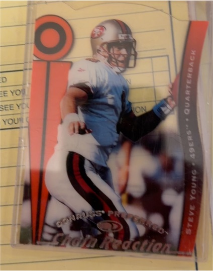 1997 Donruss Preferred Chain Reaction #7A Steve Young — front