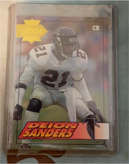 1994 Collector's Edge #5 Deion Sanders — front