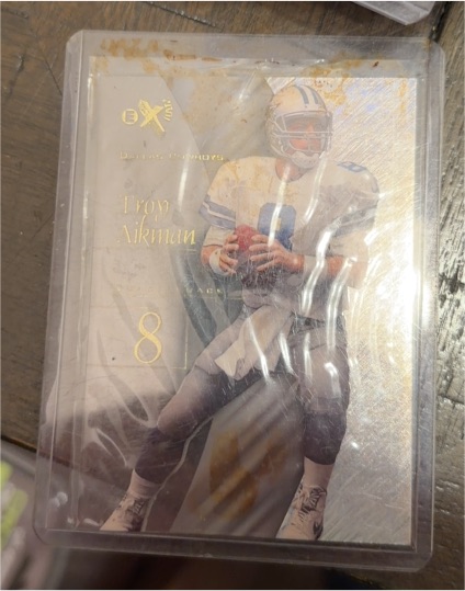 1998 SkyBox E-X 2001 #8 Troy Aikman Dallas Cowboys — front