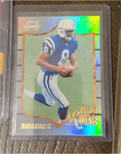 1996 Pinnacle Summit #174 Marvin Harrison Rookie — front