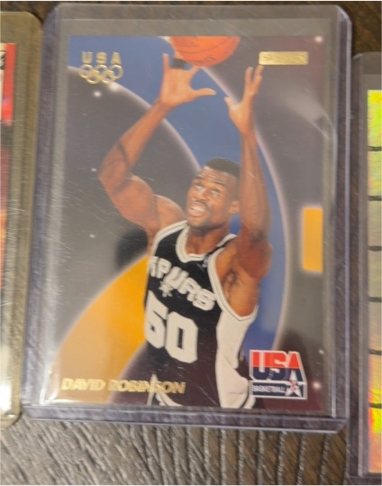 1996 SkyBox USA Basketball #8 David Robinson — front
