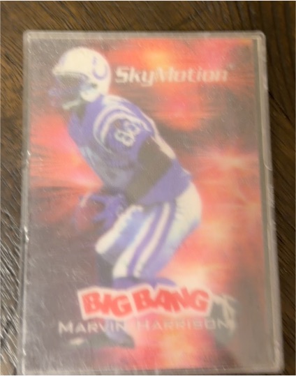1996 SkyBox SkyMotion Big Bang #6 Marvin Harrison — front